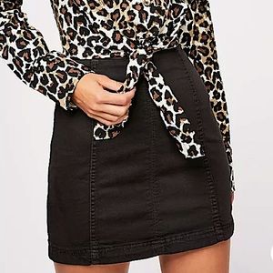 Free People Femme Denim Mini Skirt